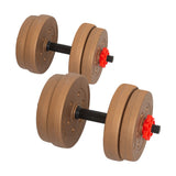 Powertrain 20kg Home Gym Adjustable Dumbbell and Barbell Weights Set - Gold - Extra Image