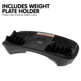 Powertrain 2x 40kg Adjustable Dumbbell Home Gym Exercise Equipment Free Weights - 45-Degree Angle