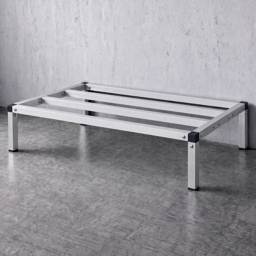 Giantz 91x51cm Aluminum Dunnage Rack Heavy Duty Kitchen Storage Platform