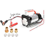 Giantz 12V Diesel Transfer Pump Extractor Oil Fuel Electric Bowser Auto Display - Front View