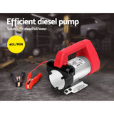12V Electric Diesel Oil Bio-diesel Transfer Pump - Side View