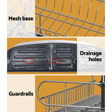 Cefito Dish Rack Drying Drainer Cup Holder Cutlery Tray Kitchen Organiser 2-Tier - Close-Up Angle