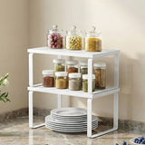 Cefito Kitchen Storage Shelves Rack Cupboard Cabinet Organiser Set of 2 - Extra Image