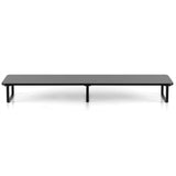 Artiss Dual Monitor Stand 100cm Riser Large Laptop Stand Desk Organiser Black - Side View