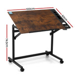 Artiss Drafting Table Drawing Desk Art Desk Multi-Functional Craft Drawing Table - Front View