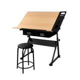 Artiss Drawing Desk Drafting Table - Low Angle