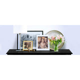 Artiss Console Table 3 Drawers Black Hamptons - Low Angle