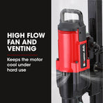 BAUMR-AG 3200W 280mm Vertical Stand Core Drill & 202mm Drill Bit Combo, for Demolition Concrete Coring Hole Drilling