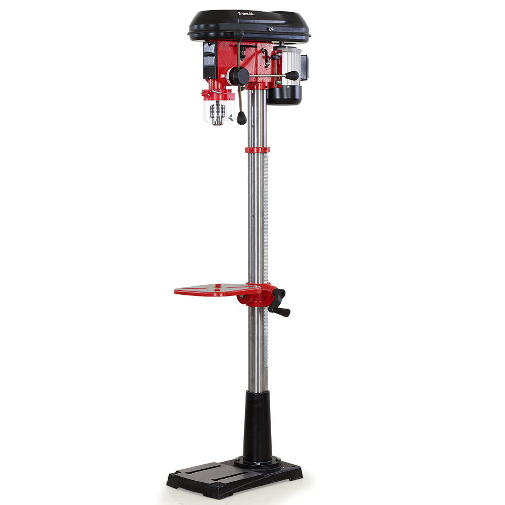 Baumr-AG 600W 12' Pedestal Floor Drill Press, 16 Speeds, 16mm Chuck (DP19)