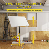 UNIMAC 11ft Sheet Panel Lifter Drywall Panel Gyprock Plasterboard Hoist Lift - Side View