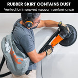UNIMAC 1800W Drywall Sander Plaster Automatic Wall Gyprock Vacuum System