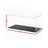 Artiss Clear Acrylic Display Case Dustproof Protection Box For Car Toys 15CM - Side View
