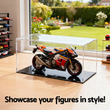 Artiss Clear Acrylic Display Case Dustproof Protection Box For Car Toys 15CM - Close-Up Angle