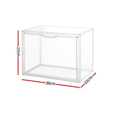 Artiss Clear Acrylic Display Case Dustproof Protection Box For Toys 27CM - Side View