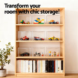 Artiss Clear Acrylic Display Case Dustproof Protection Box For Toys 27CM - Low Angle