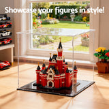 Artiss Clear Acrylic Display Case Dustproof Protection Box For Car Toys 30CM - Close-Up Angle