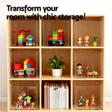 Artiss Clear Acrylic Display Case Dustproof Protection Box For Car Toys 30CM - Low Angle