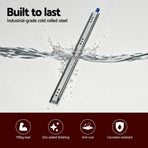 Giantz 2x Drawer Slides Heavy Duty Full Extension Locking 600-1200mm Length