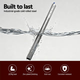 Giantz 2x Drawer Slides Full Extension Locking 227kg 914-1829mm Length - Top-Down View