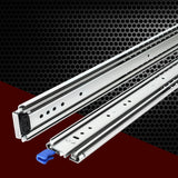Giantz 2x Drawer Slides Full Extension Locking 227kg 914-1829mm Length - Close-Up Angle