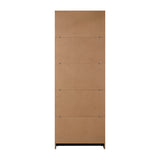 Oikiture Bookshelf Display Shelf 5-Tier Black - Extra Image