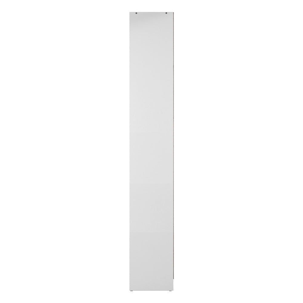 Oikiture Bookshelf Display Shelf 5-Tier White