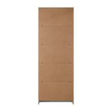 Oikiture Bookshelf Display Shelf 5-Tier White - Extra Image