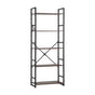 Oikiture Display Shelf 5-Tier Shelves Stand Rack 60CM