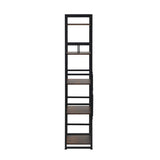 Oikiture Display Shelf 5-Tier Shelves Stand Rack 60CM - Rear View
