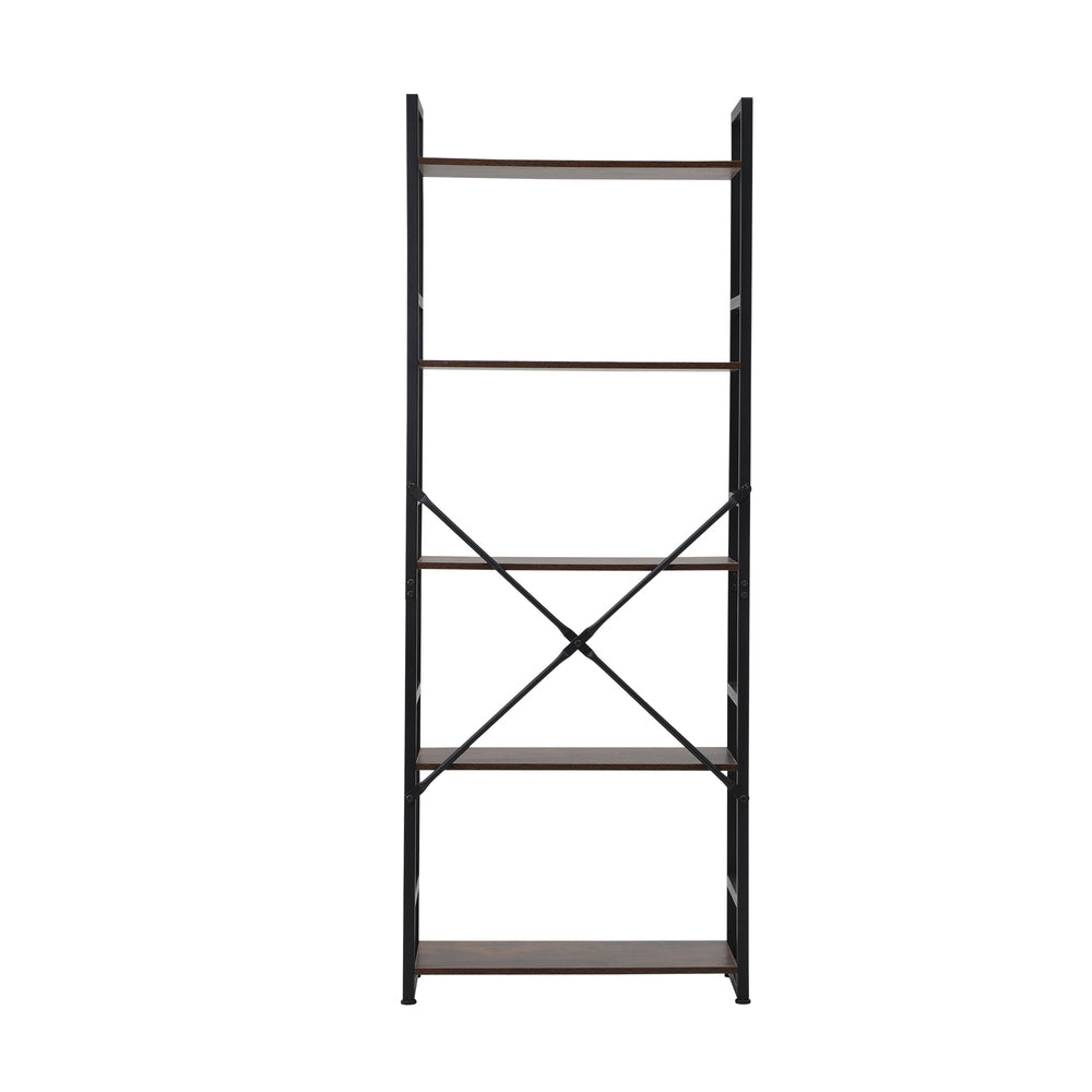 Oikiture Display Shelf 5-Tier Shelves Stand Rack 60CM