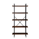 Oikiture Display Shelf 5-Tier Stand Rack 80CM - Front View