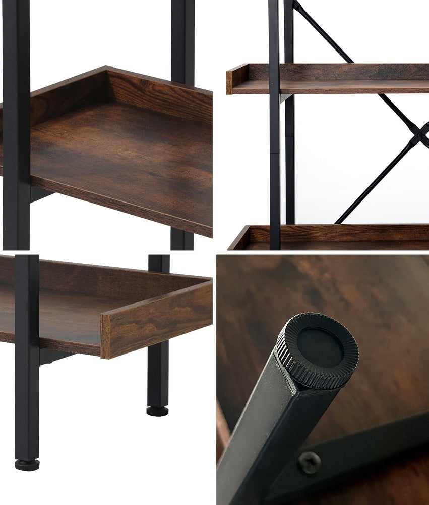 Oikiture Display Shelf 5-Tier Stand Rack 80CM