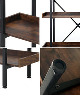 Oikiture Display Shelf 5-Tier Stand Rack 80CM - Side View