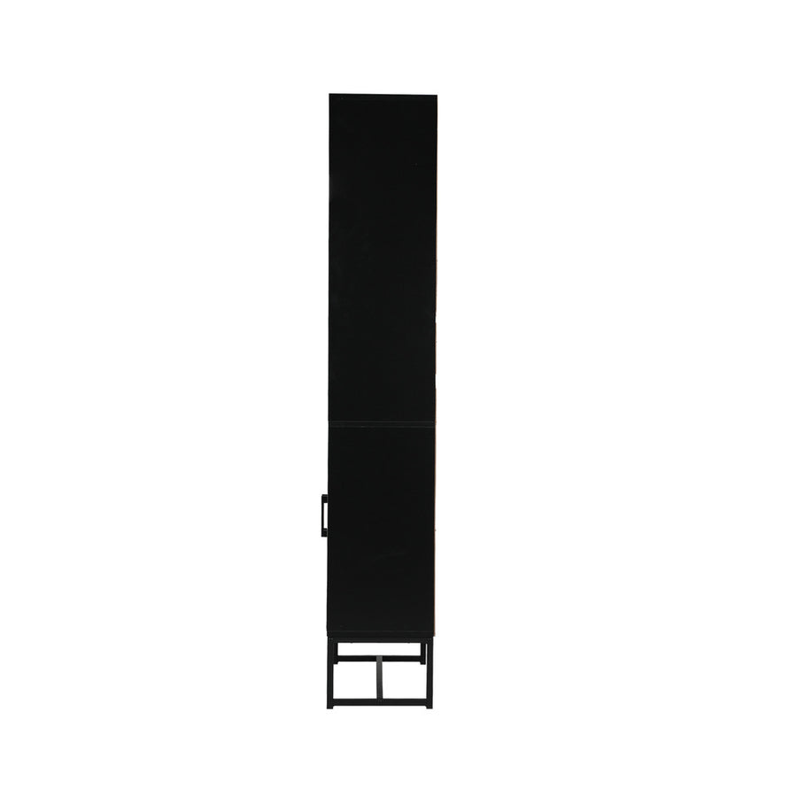 Oikiture Display Shelf 5-Tier Storage Shelves Bookcase Cupboard