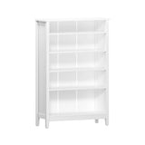 Oikiture Bookshelf Bookcase Display Shelf 5-Tier Storage Cabinet White