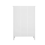 Oikiture Bookshelf Bookcase Display Shelf 5-Tier Storage Cabinet White