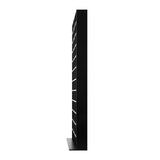Oikiture Media Display Shelf 1044 CD/DVD Adjustable Black