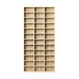 Oikiture Medid Display Shelf 1044 CD/DVD Adjustable Wooden - Side View