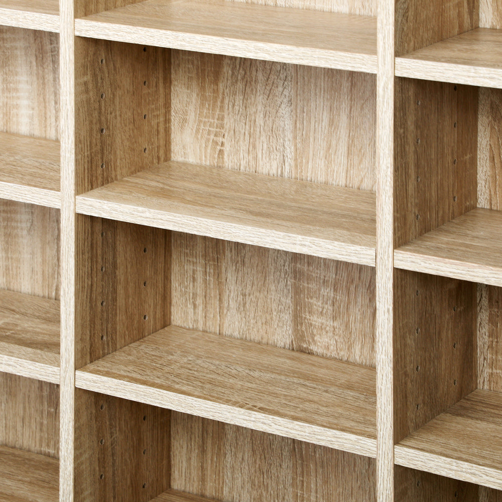 Oikiture Medid Display Shelf 1044 CD/DVD Adjustable Wooden