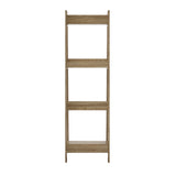 Oikiture Display Shelf 4 Tier Corner Ladder Shelves Natural