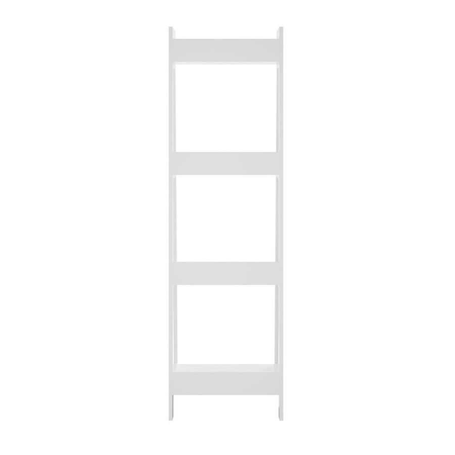 Oikiture Display Shelf 4 Tier Corner Ladder Shelves White