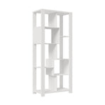 Oikiture Display Shelf Open Multi-tier Shelves White