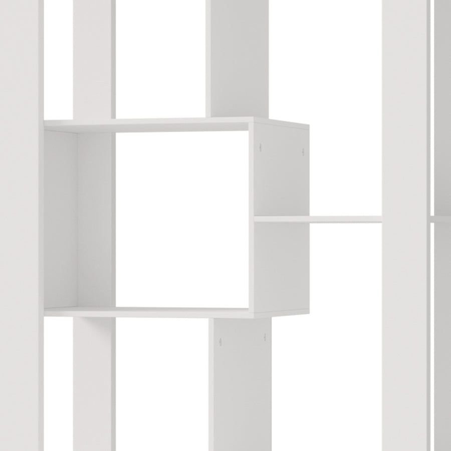 Oikiture Display Shelf Open Multi-tier Shelves White