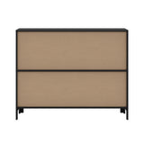 Oikiture Display Shelf Storage Stand Bookshelf Black
