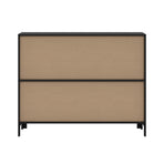 Oikiture Display Shelf Storage Stand Bookshelf Black