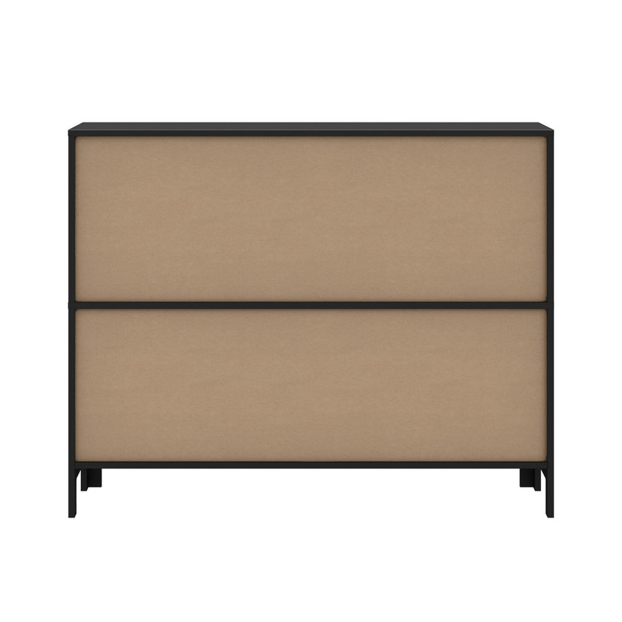Oikiture Display Shelf Storage Stand Bookshelf Black