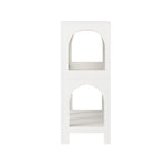 Oikiture Display Shelf Storage Stand Bookshelf White