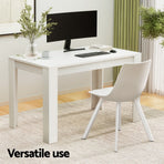 1 Artiss Dining Table and 4 Chairs Set Rectangle White, image 4