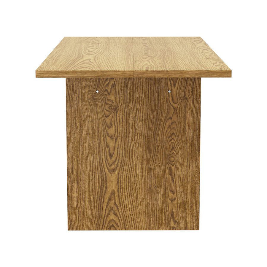 Oikiture 180cm Dining Table Rectangular Timber Natural