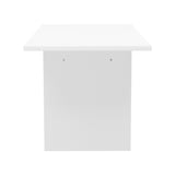 Oikiture 180cm Dining Table Rectangular Timber White